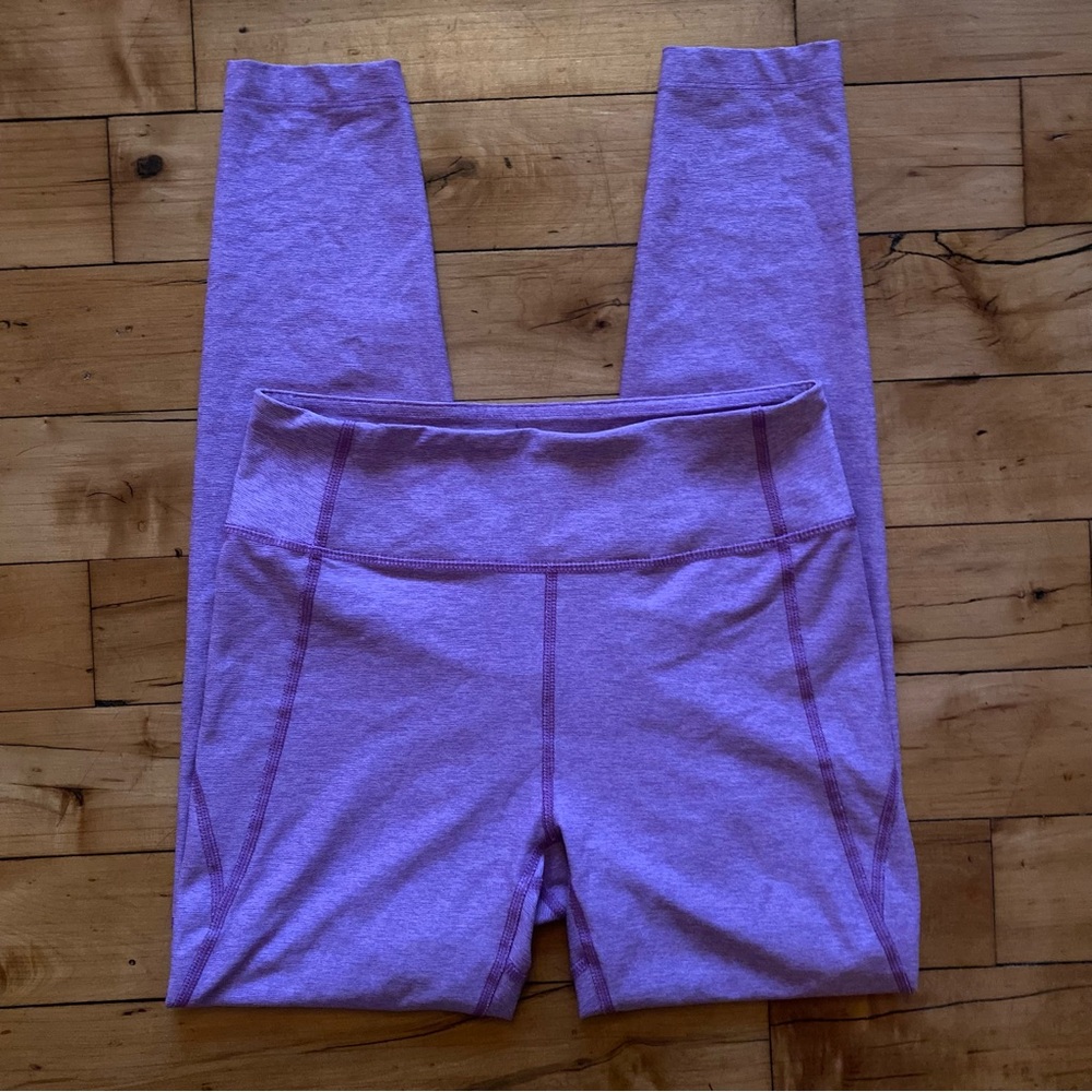 💜 EUC Lavender OV Warm Up Leggings - Size Small